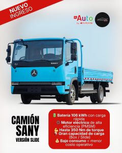 CAMIÓN eLIGHT SANY VERSIÓN SLIDE