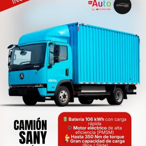 CAMIÓN eLIGHT SANY VERSIÓN BOX